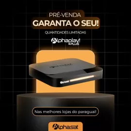 Alphaplay PLUS 4K Ultra HD IPTV + VOOD LAN�AMENTO